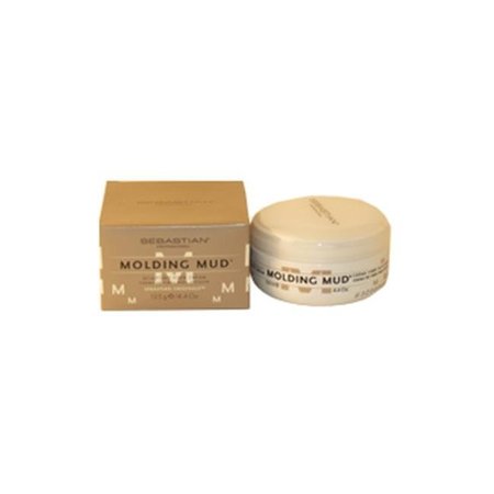 SEBASTIAN Sebastian U-HC-1254 Molding Mud Sculpting Fiber Cream - 4.4 oz - Hair Cream U-HC-1254